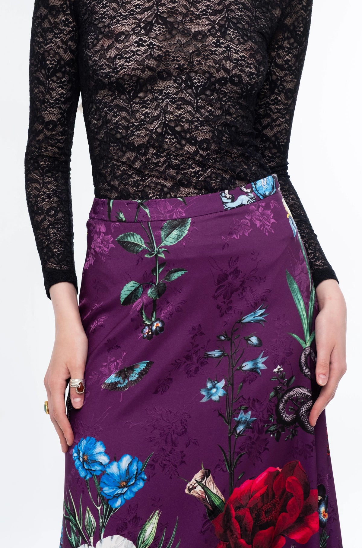 VIOLET LONG SKIRT