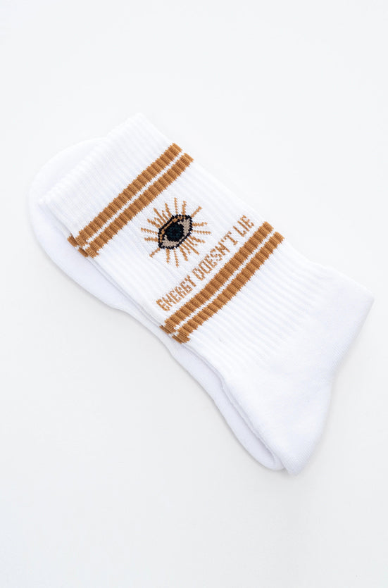 3RD EYE SOCKS WHITE