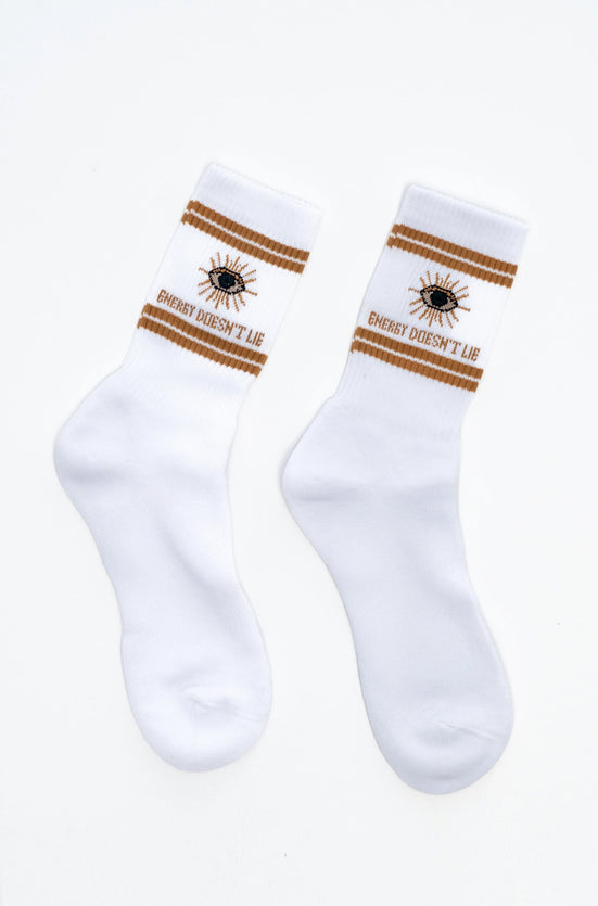 3RD EYE SOCKS WHITE