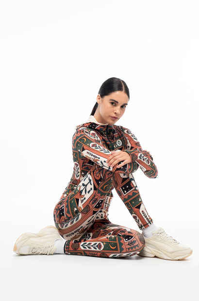 MYSTIC BLOOM SPORTS LEGGINGS