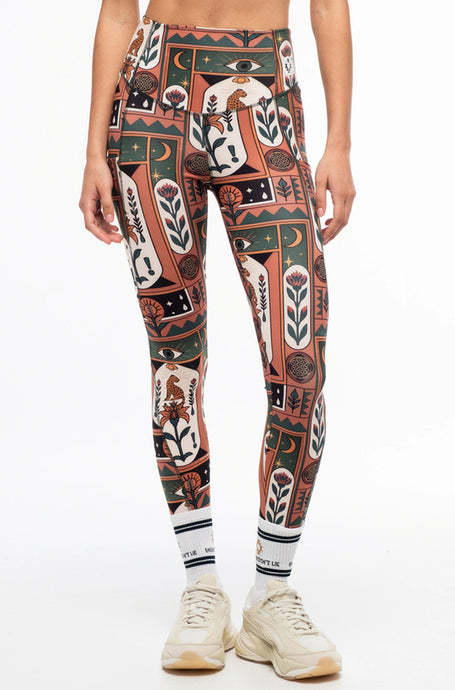 MYSTIC BLOOM SPORTS LEGGINGS