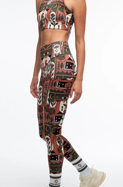 MYSTIC BLOOM SPORTS LEGGINGS