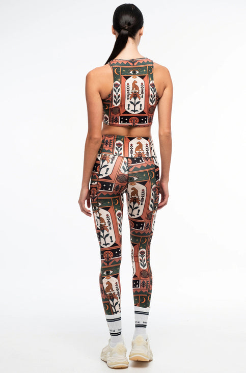 MYSTIC BLOOM SPORTS LEGGINGS
