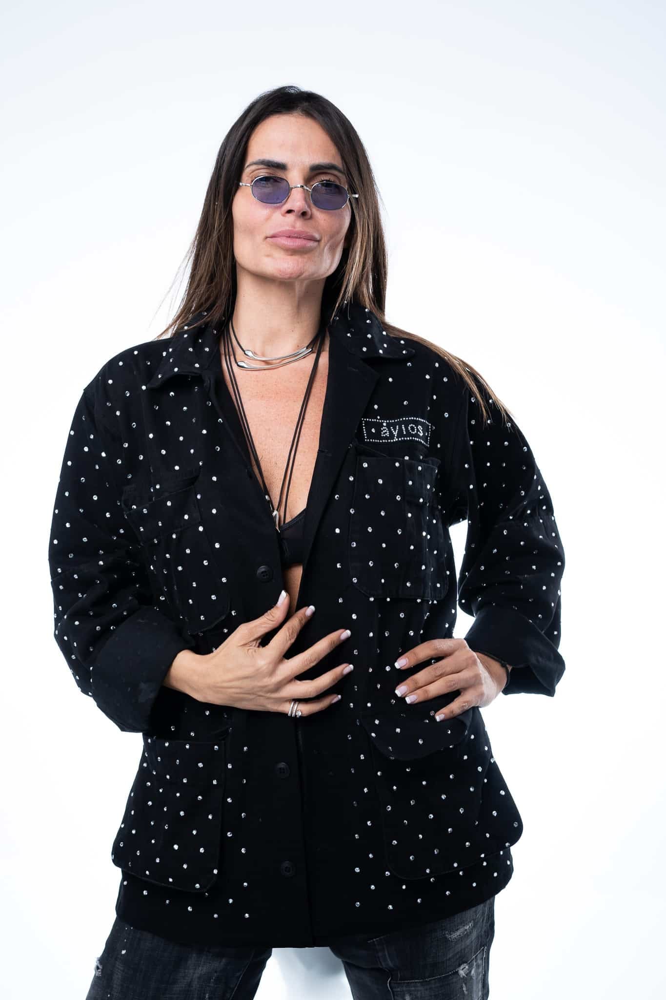 FESTIVE WHITE DIAMONDS JACKET - Vesta Donna