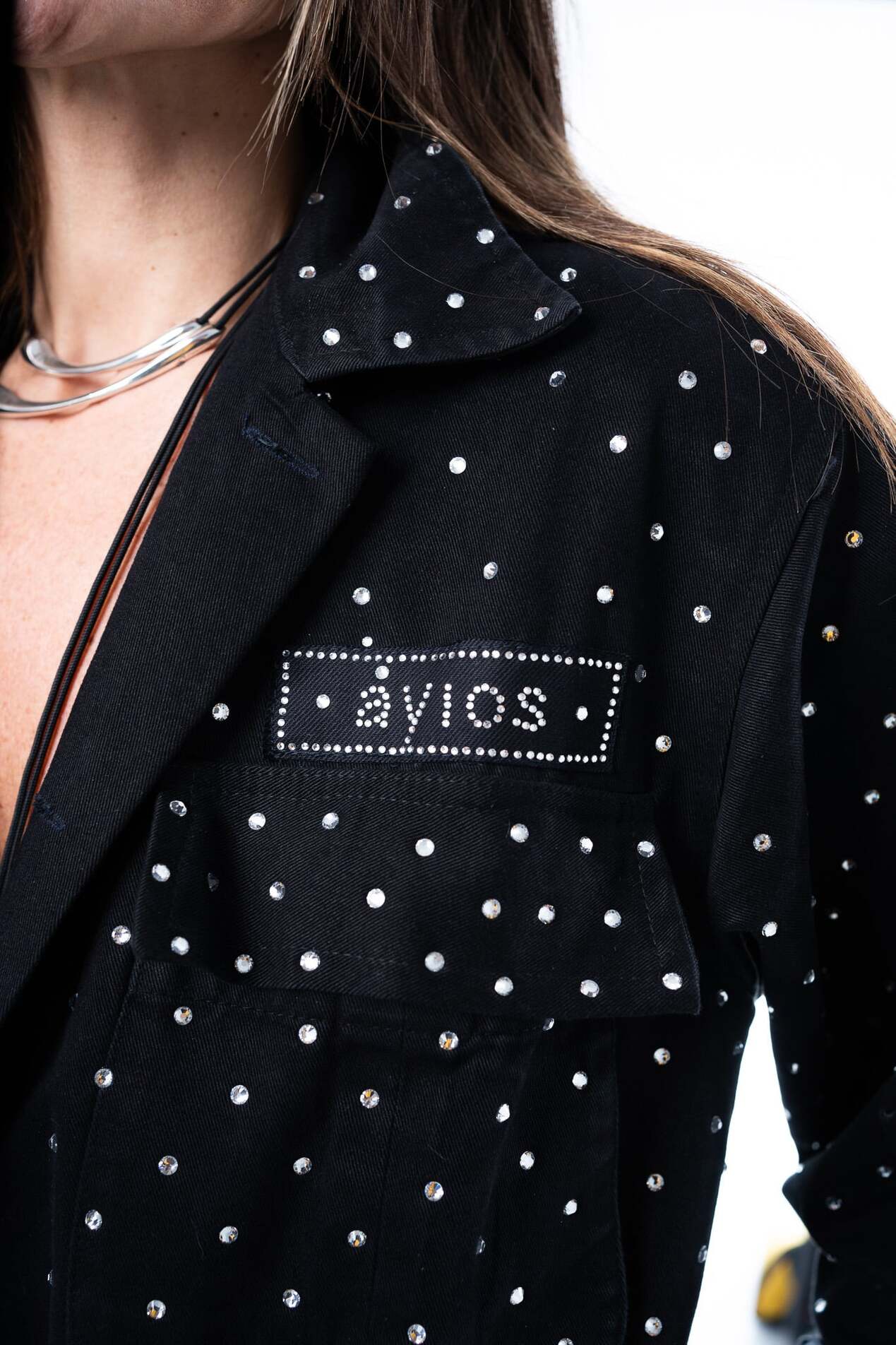 FESTIVE WHITE DIAMONDS JACKET - Vesta Donna