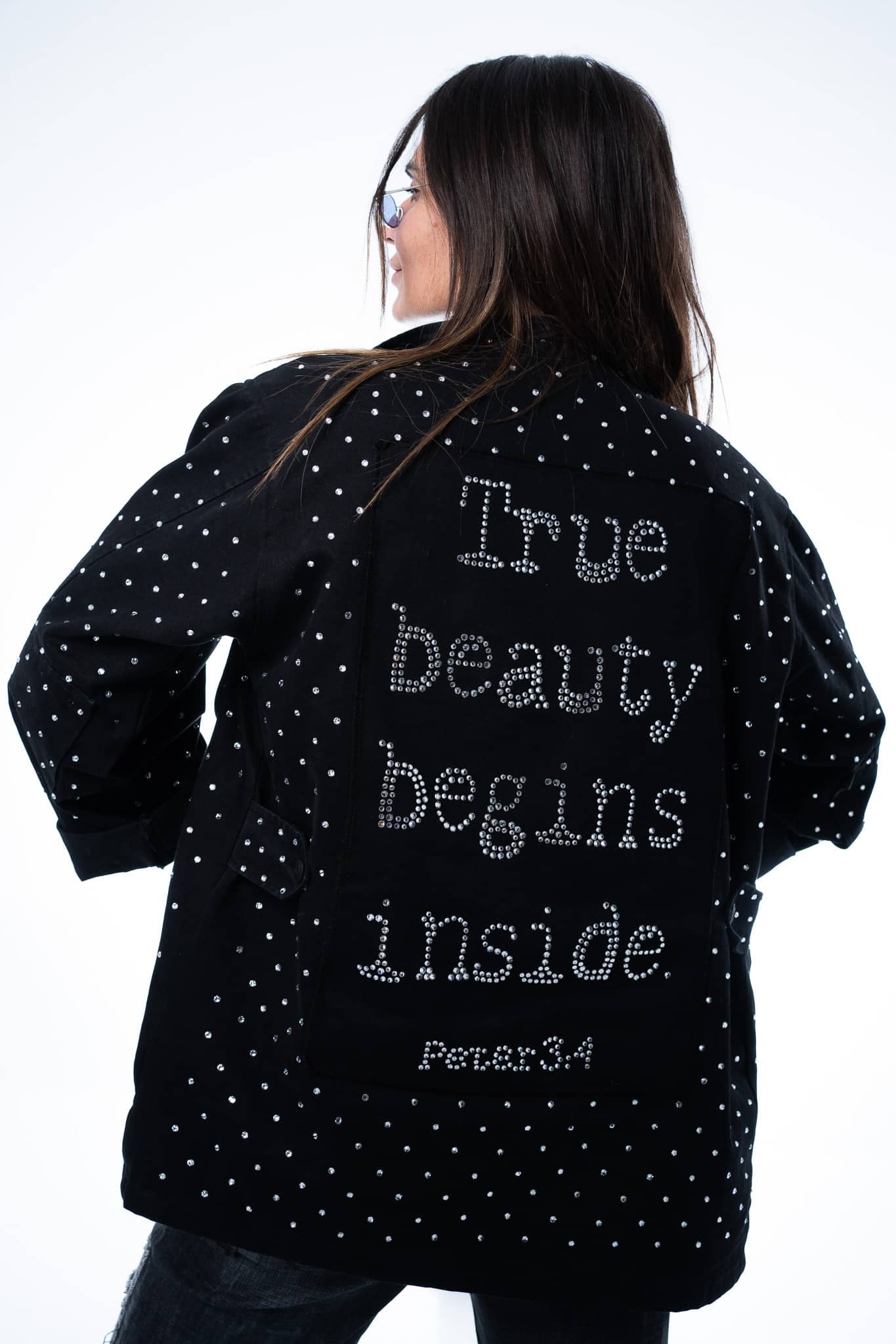 FESTIVE WHITE DIAMONDS JACKET - Vesta Donna