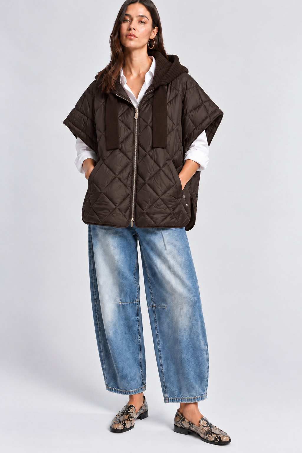GLOBAL JACKET BROWN