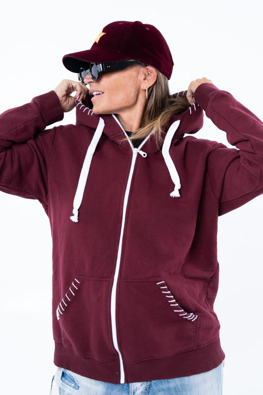 VALINA JACKET BORDEAUX
