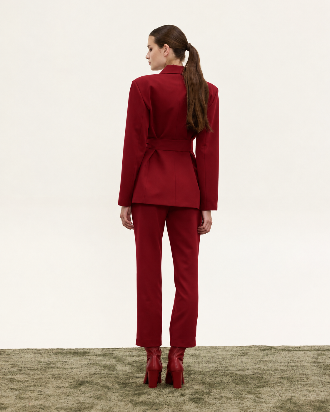 BINI BLAZER CHERRY
