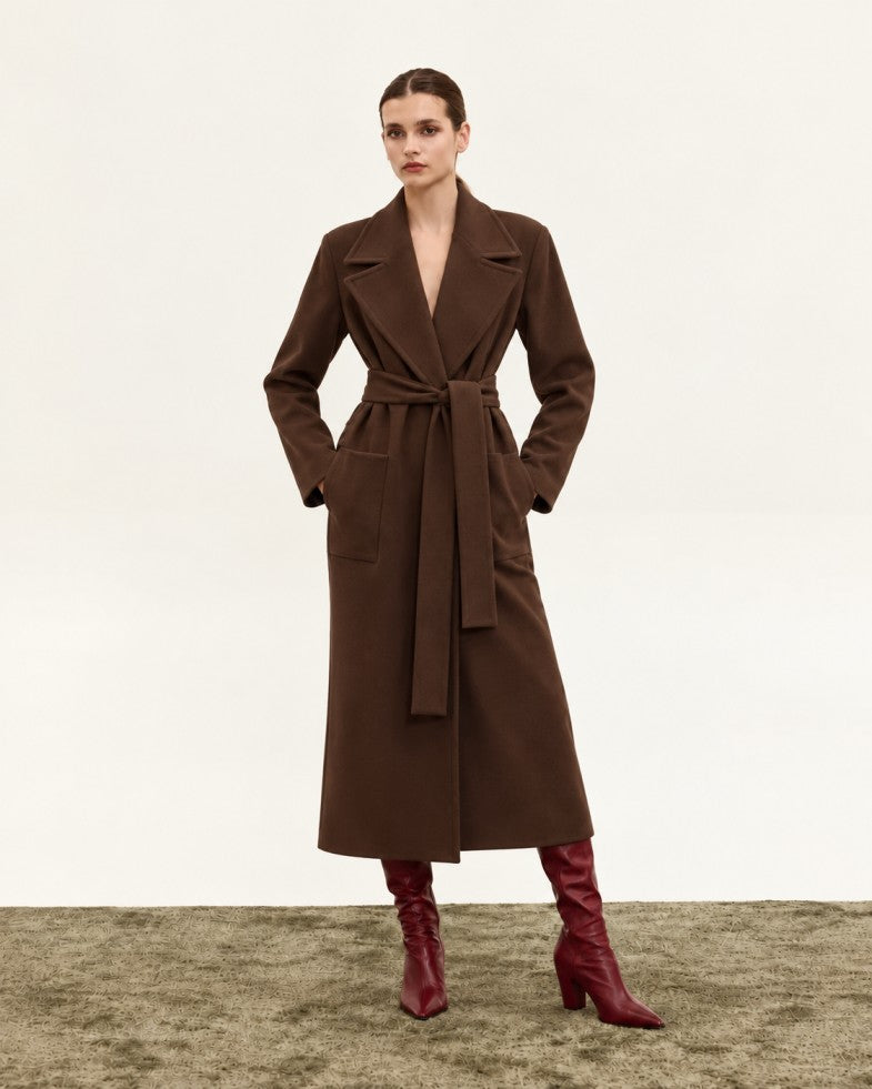 LISSIE COAT BROWN