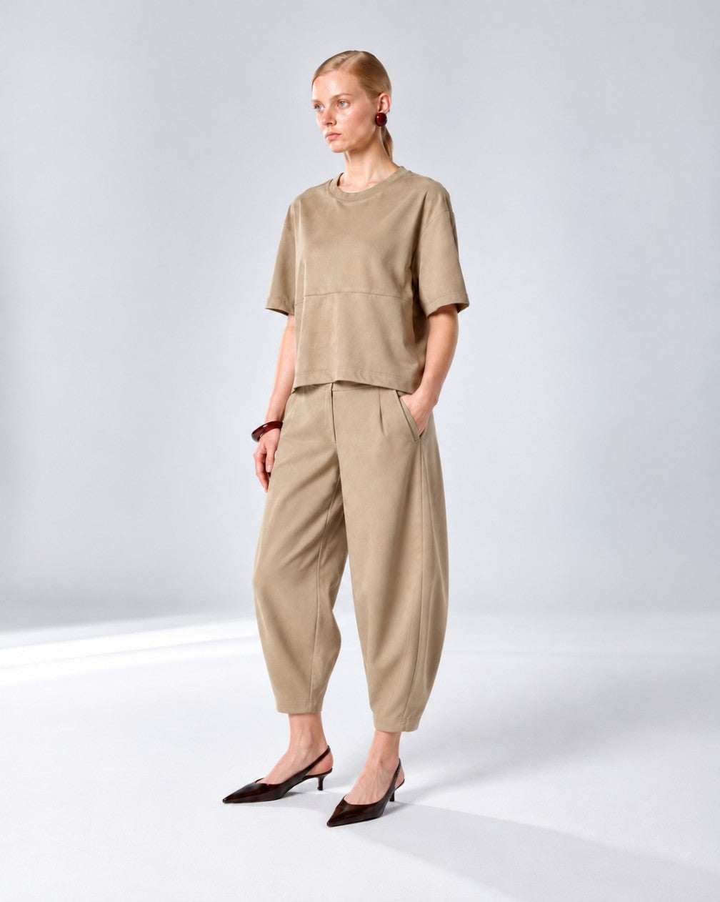 TAYCAN PANTS SAND