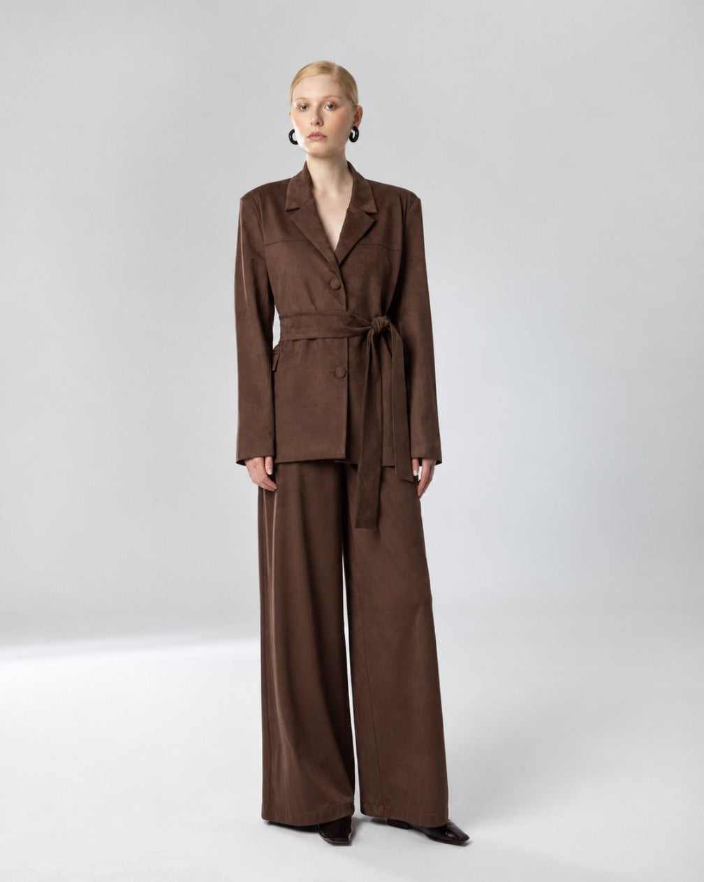 TAYCAN BLAZER BROWN