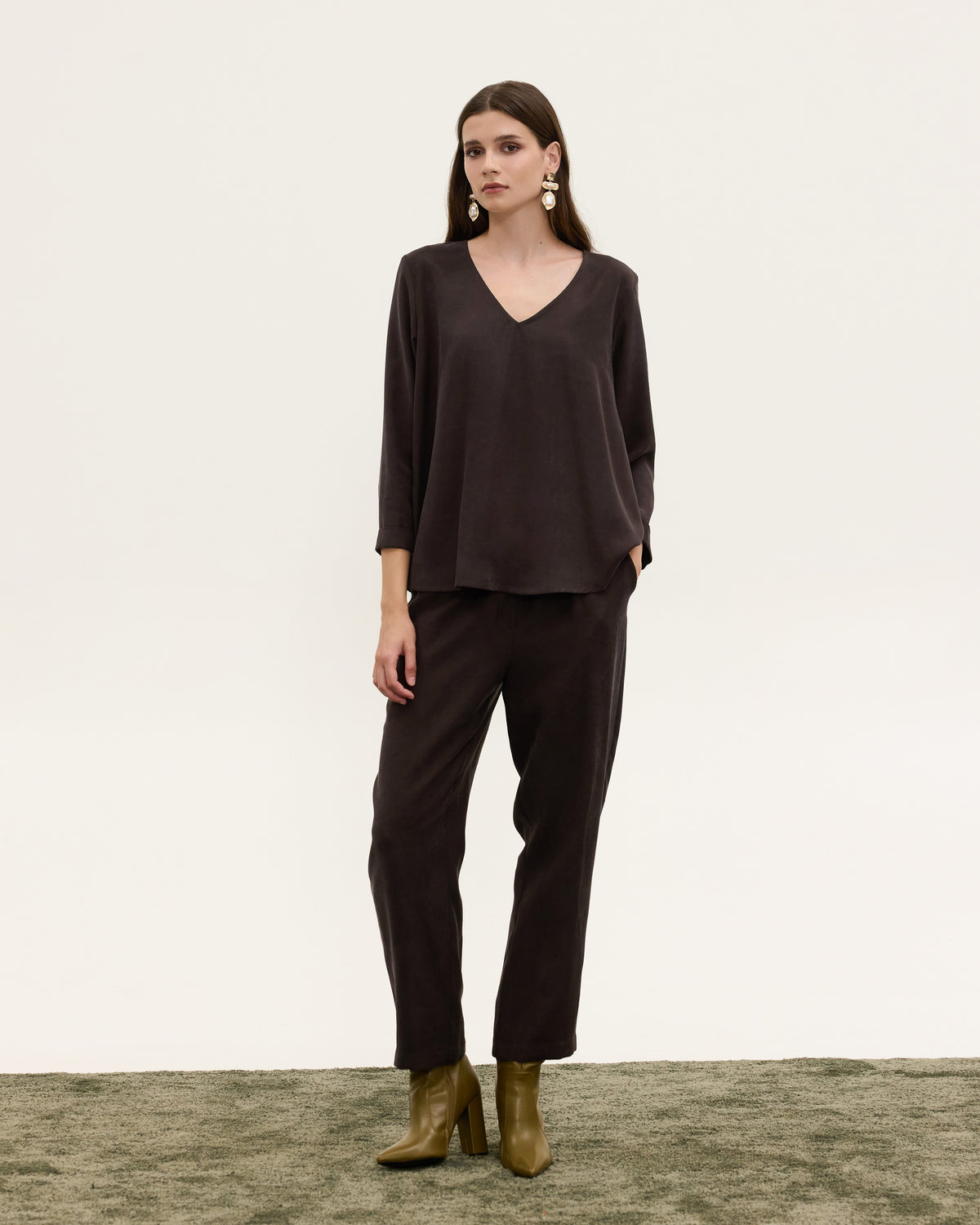 BUBU PANTS BROWN - Vesta Donna