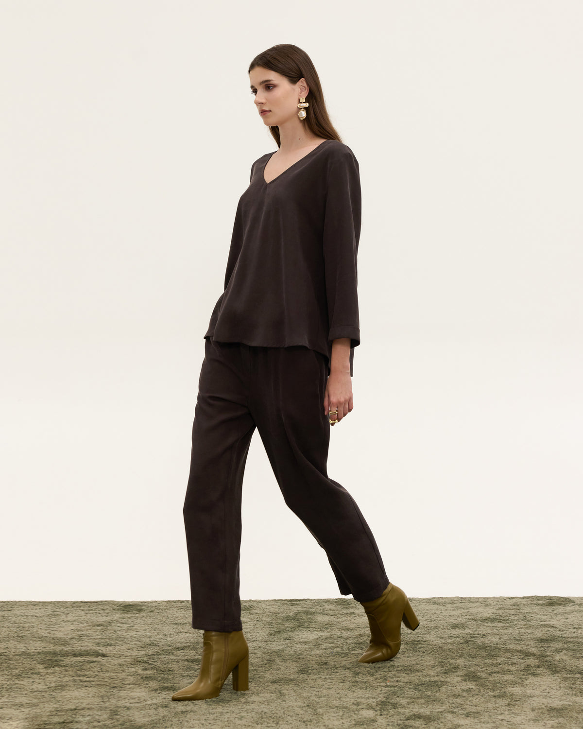 BUBU PANTS BROWN - Vesta Donna