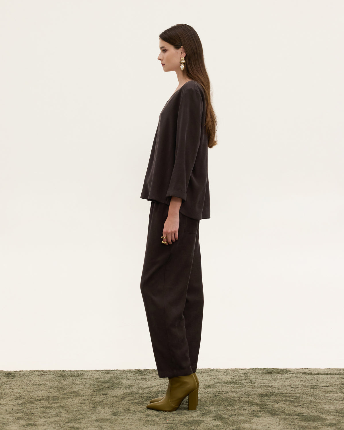 BUBU PANTS BROWN - Vesta Donna
