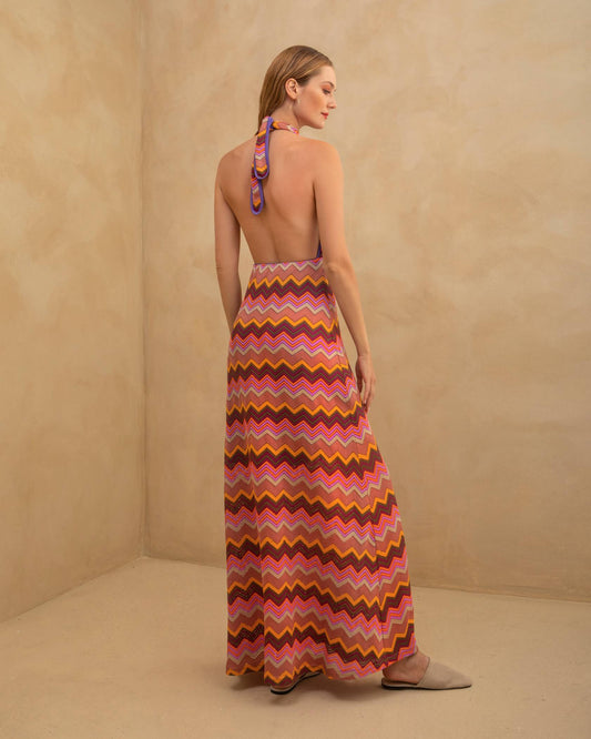 Moutaki MAGGIA BACKLESS DRESS - Vesta Donna