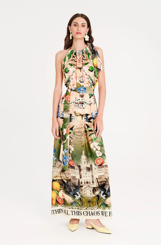 CITRUS LONG DRESS - Jacquard - Vesta Donna