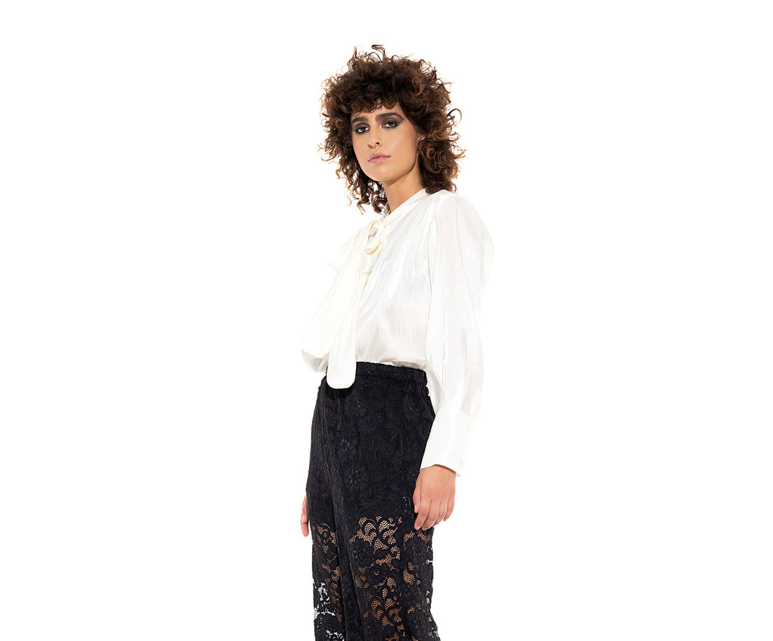 BRIGHT SHIRT ECRU - Vesta Donna