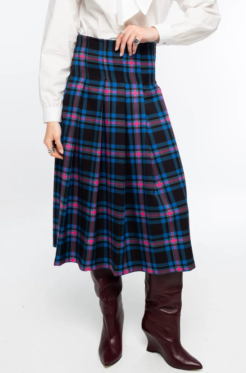 PREPPY MIDI SKIRT