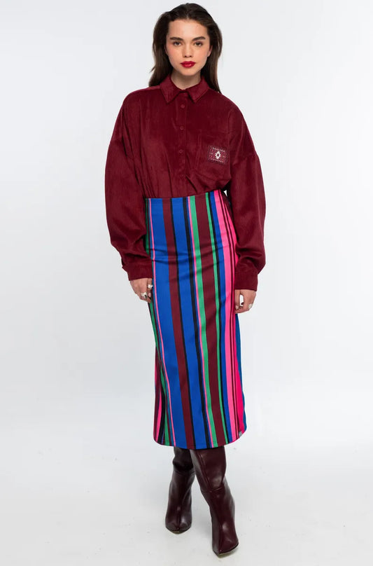 FANTASTICAL MIDI SKIRT
