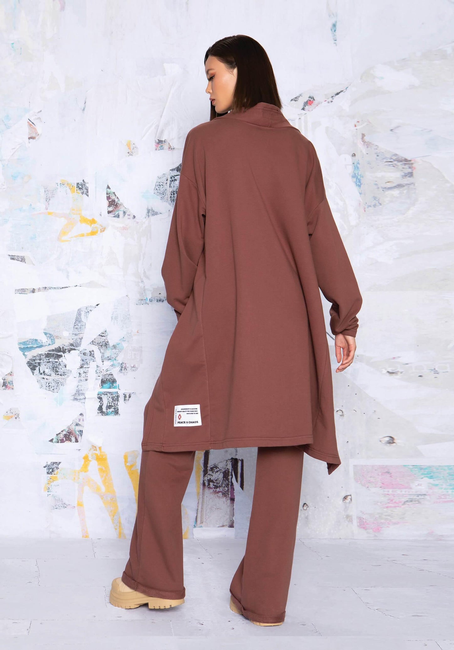 Peace & Chaos COFFEE FLAVOUR CARDIGAN - Vesta Donna