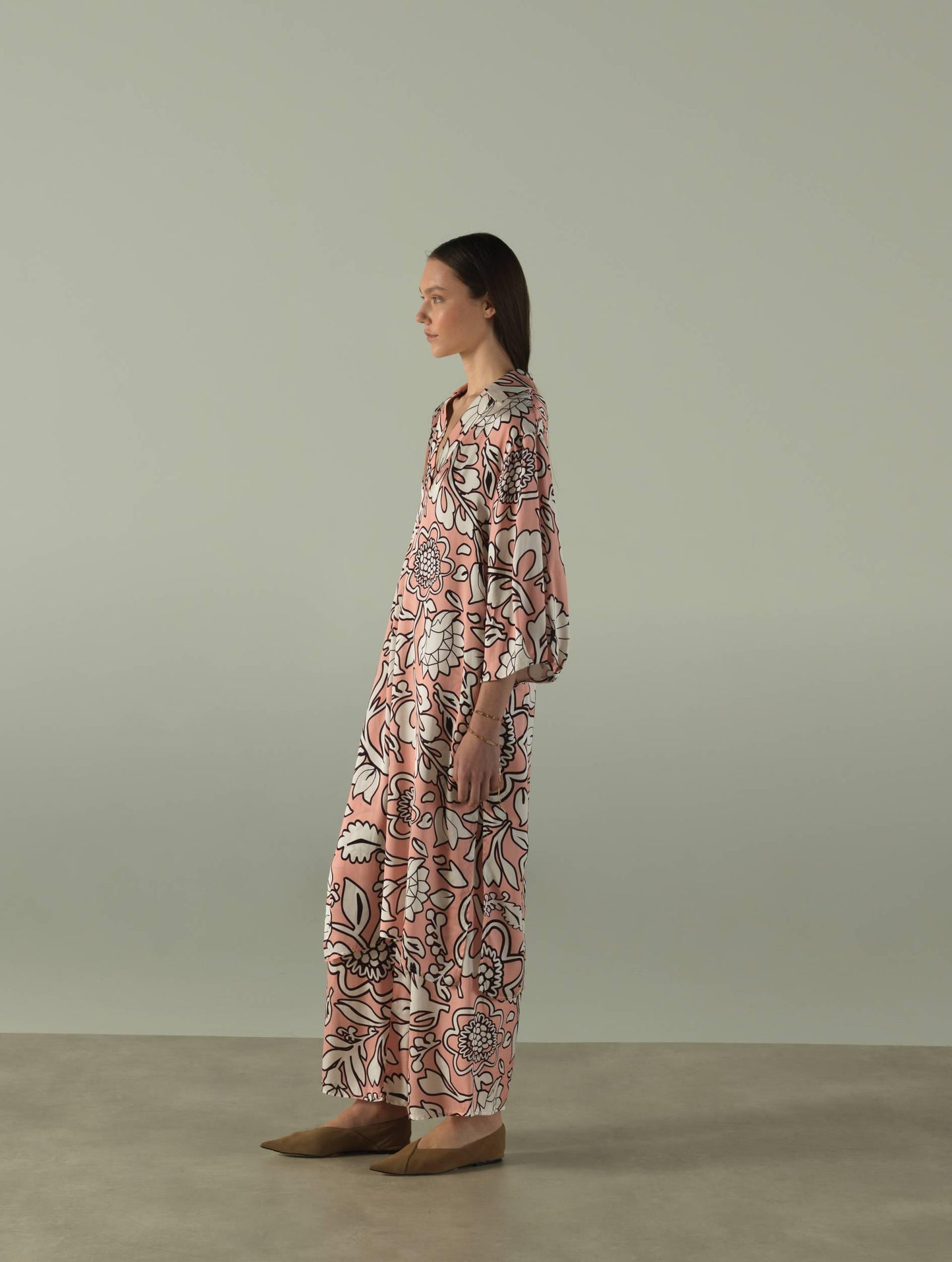 Milla FLOWER LONG PANTS - Vesta Donna