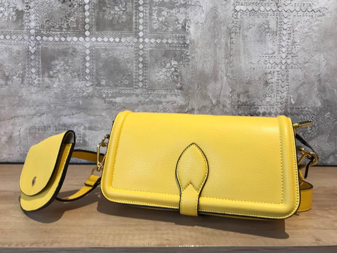 High Garden ΔΕΡΜΑΤΙΝΗ ΤΣΑΝΤΑ ΜΕ ΠΟΡΤΟΦΟΛΑΚΙ - Vesta Donna