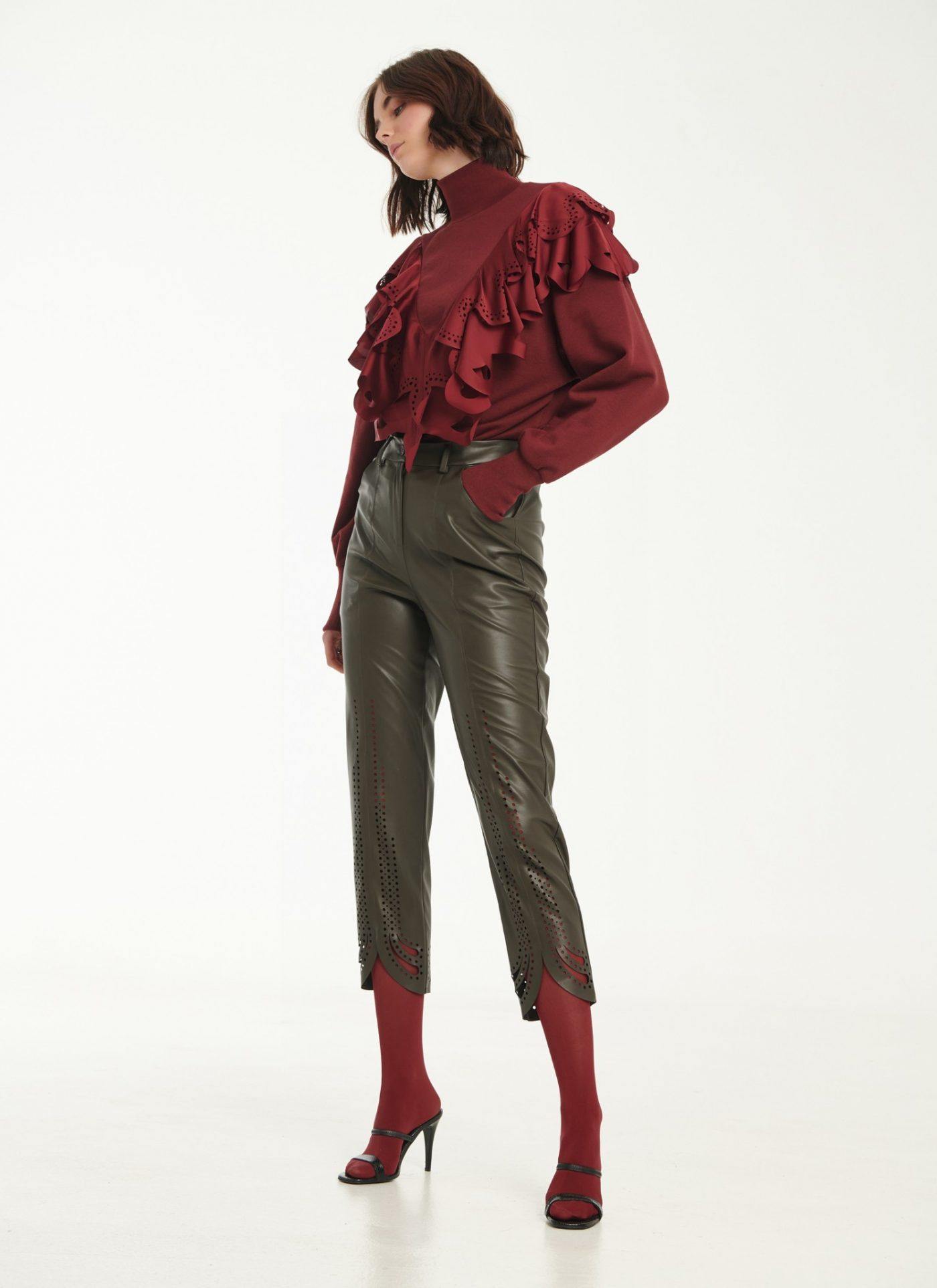 Cutcuutur RUFFLED Sweatshirt - Vesta Donna