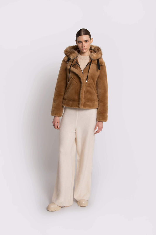 URBANCODE & VEGANCODE Reversible aviator jacket - Vesta Donna