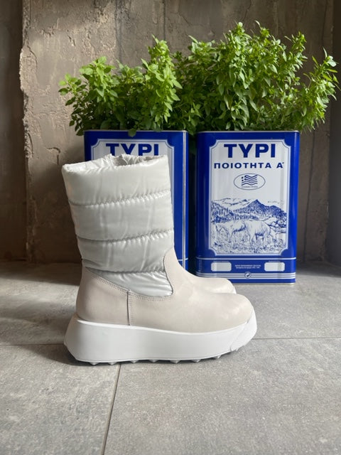 Mille Luci GSTAAD WHITE BOOTS - Vesta Donna