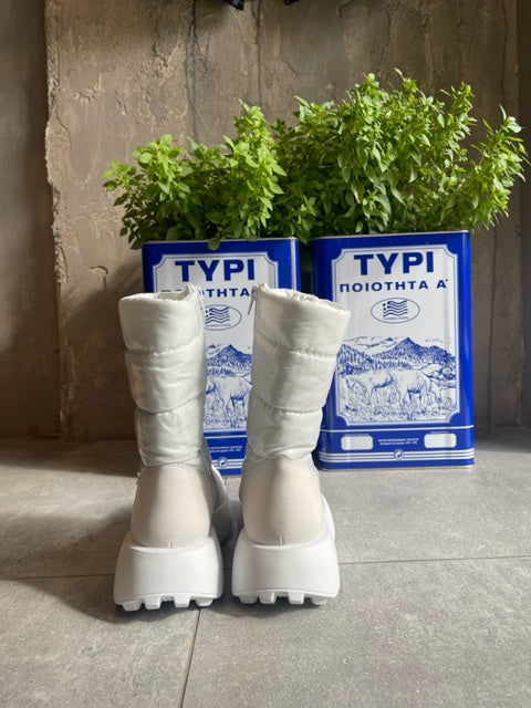 Mille Luci GSTAAD WHITE BOOTS - Vesta Donna