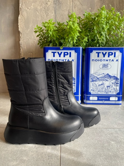 Mille Luci GSTAAD BLACK BOOTS - Vesta Donna