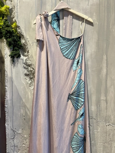 Moutaki SEASHELL ONE SHOULDER DRESS - Vesta Donna
