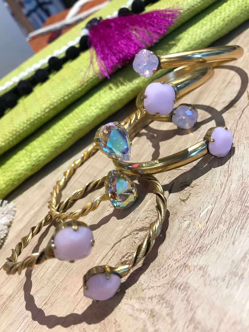 Vesta Donna ΜΕΤΑΛΛΙΚΟ ΒΡΑΧΙΟΛΙ ΜΕ ΣΤΡΑΣ - Vesta Donna