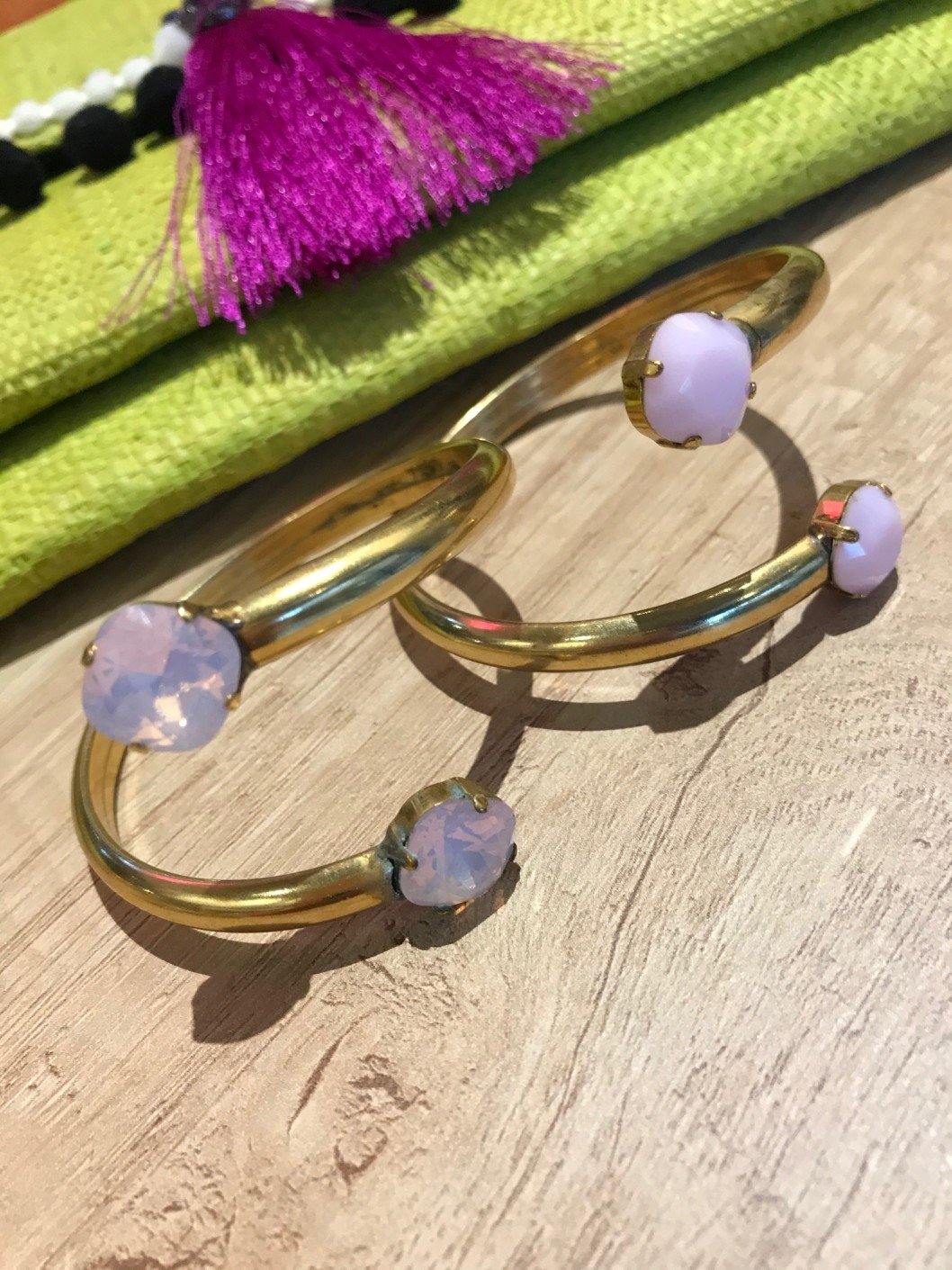 Vesta Donna ΜΕΤΑΛΛΙΚΟ ΒΡΑΧΙΟΛΙ ΜΕ ΣΤΡΑΣ - Vesta Donna