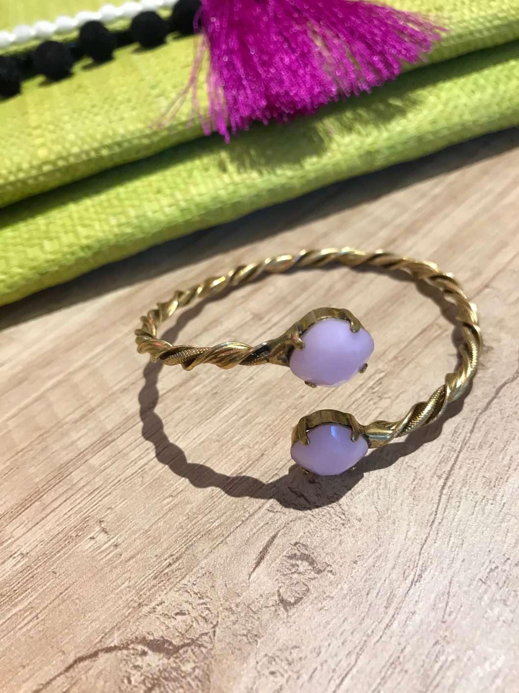 Vesta Donna ΜΕΤΑΛΛΙΚΟ ΒΡΑΧΙΟΛΙ ΜΕ ΣΤΡΑΣ - Vesta Donna