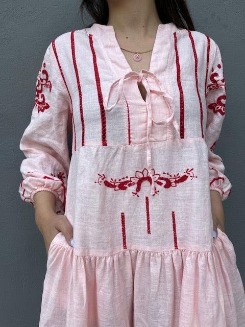 Greek Archaic Kori JAQUE DRESS - Vesta Donna