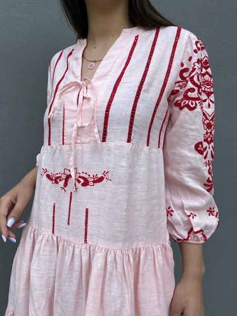 Greek Archaic Kori JAQUE DRESS - Vesta Donna