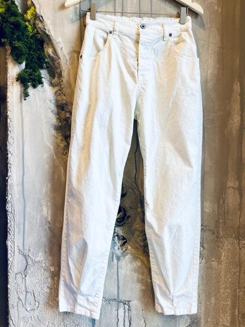 Please SLOUCHY WHITE DENIM - Vesta Donna