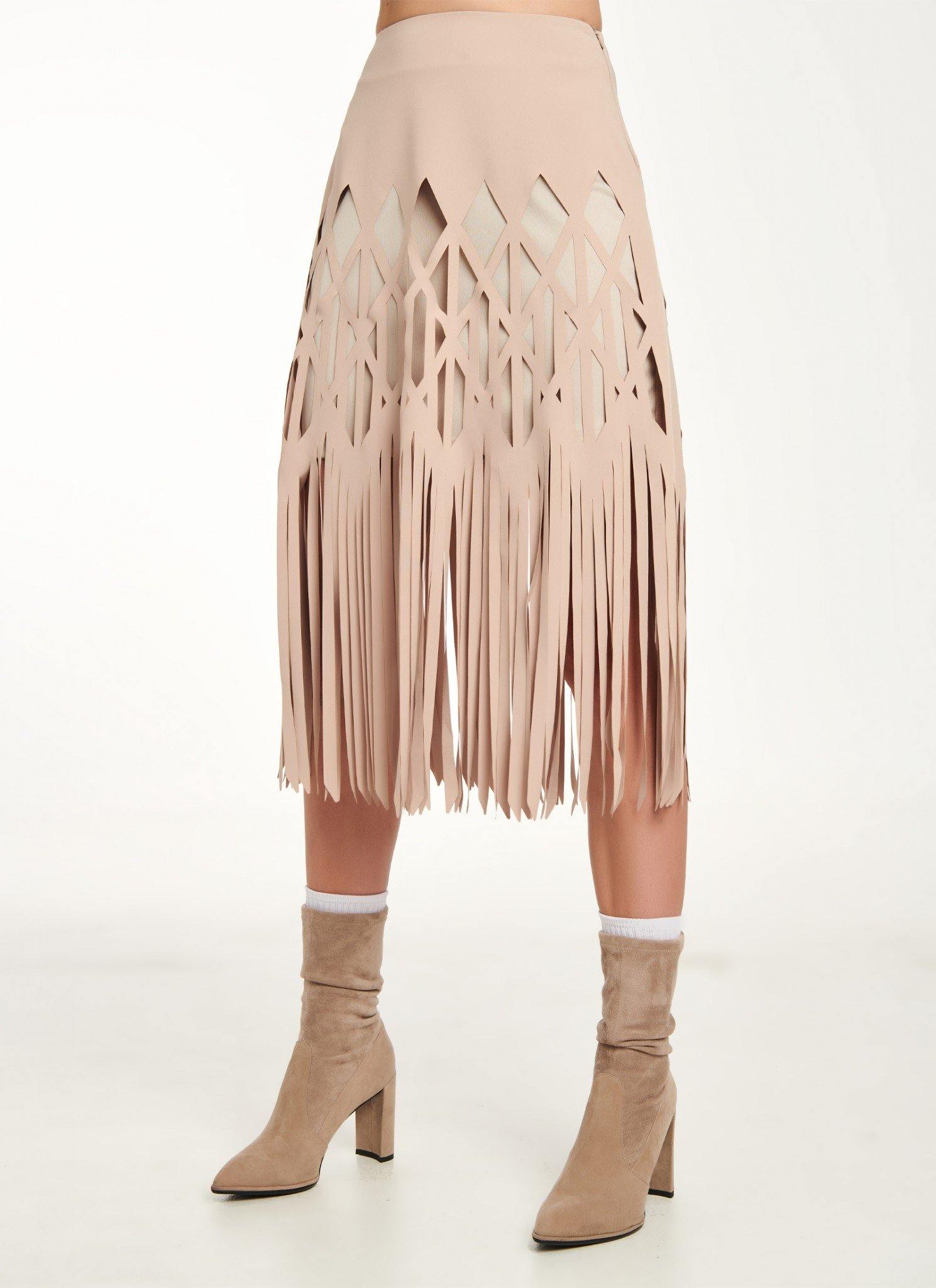 Cutcuutur ΦΟΥΣΤΑ LASER CUT ΜΕ ΚΡΟΣΙΑ - Vesta Donna