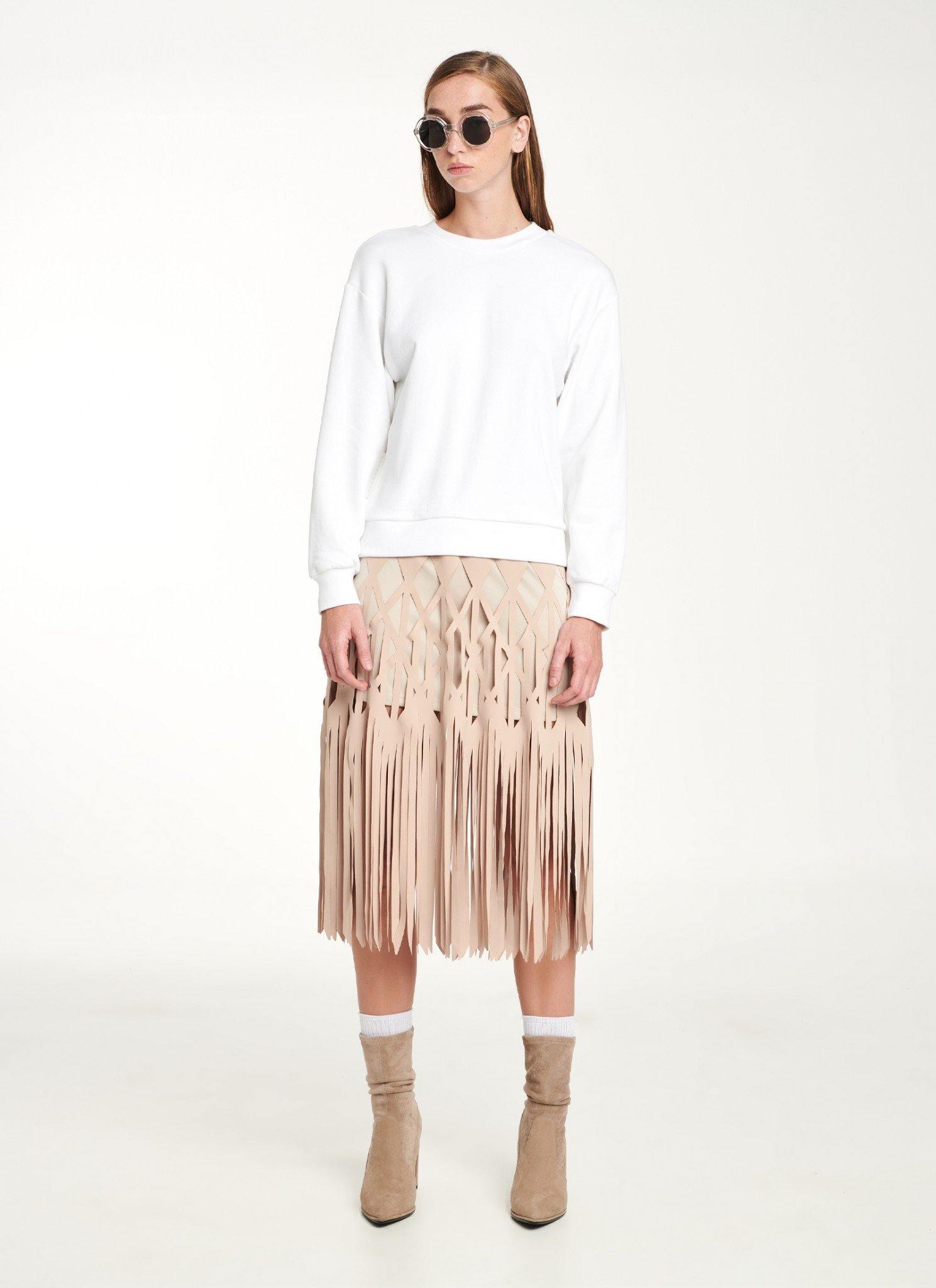 Cutcuutur ΦΟΥΣΤΑ LASER CUT ΜΕ ΚΡΟΣΙΑ - Vesta Donna