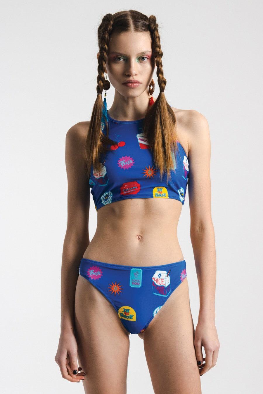 Peace & Chaos POSTCARD BIKINI - Vesta Donna