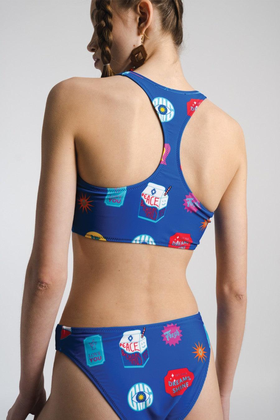 Peace & Chaos POSTCARD BIKINI - Vesta Donna