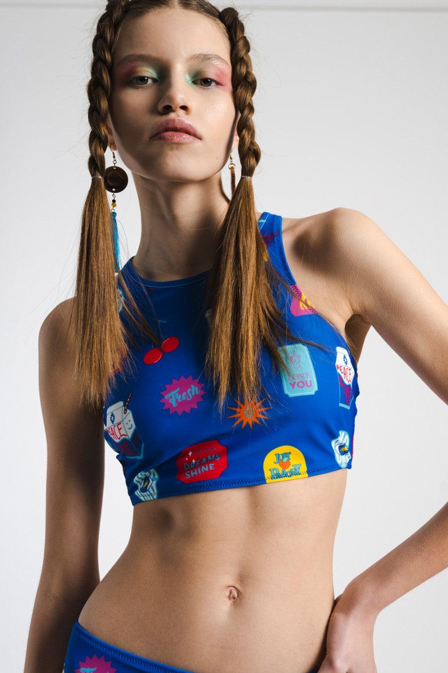 Peace & Chaos POSTCARD BIKINI - Vesta Donna