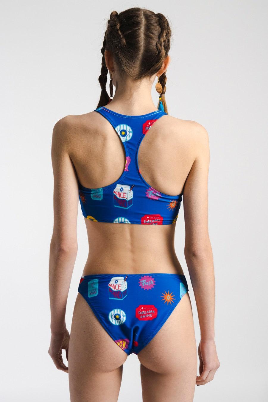 Peace & Chaos POSTCARD BIKINI - Vesta Donna