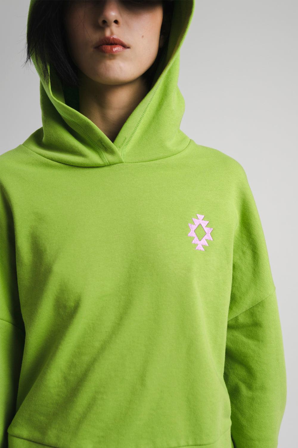 Peace & Chaos LIME HOODED SET - Vesta Donna