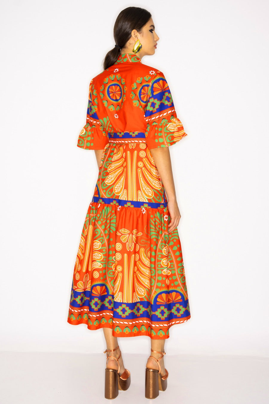 Peace & Chaos ANTHER BELL SLEEVE DRESS - Vesta Donna