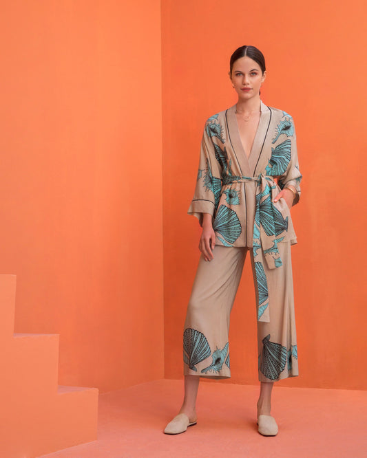 Moutaki SEASHELL KIMONO - Vesta Donna