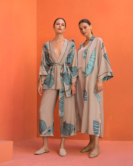Moutaki SEASHELL KIMONO - Vesta Donna