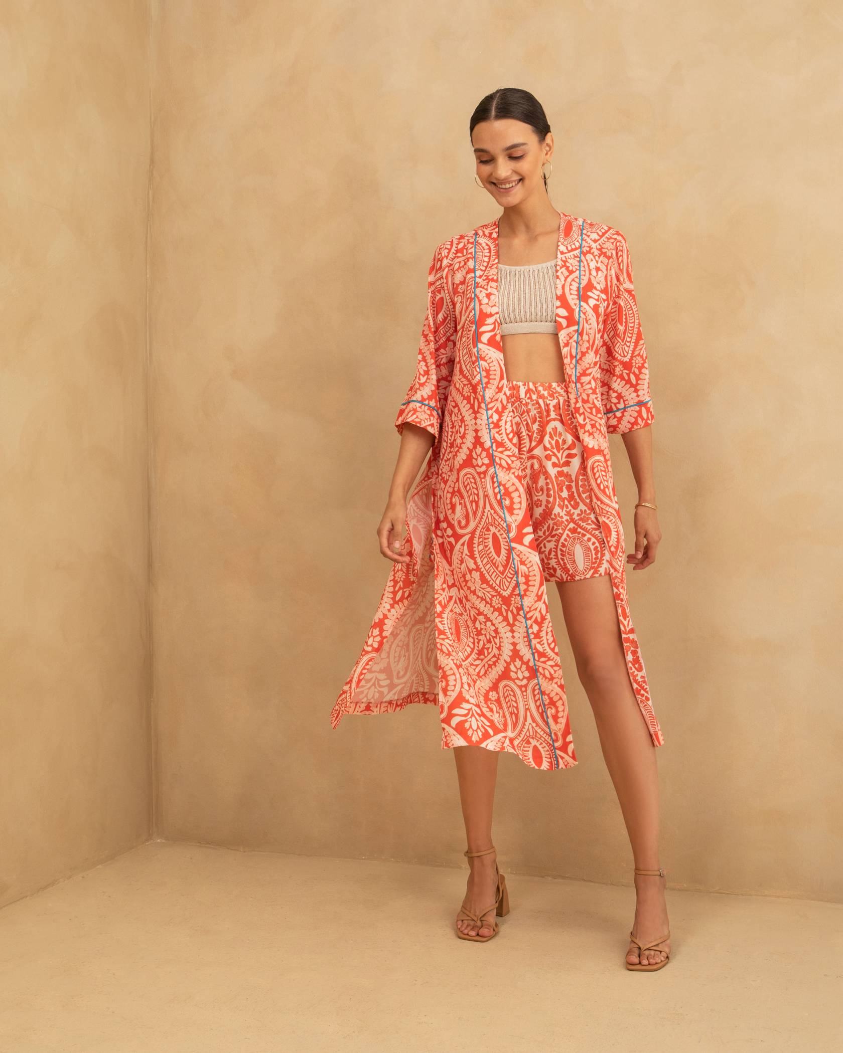 Moutaki NASTAZIA KIMONO - Vesta Donna